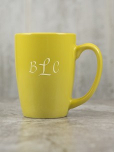 Cafe Ceramic Mug, Yellow